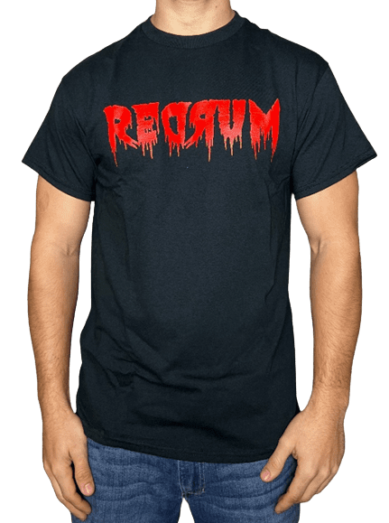 REDRUM Signature Font T-shirt.