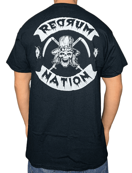 RedRum Nation's T-Shirt white male voodoo skull